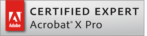 Adobe Certfied Expert Acrobat X Pro Logo