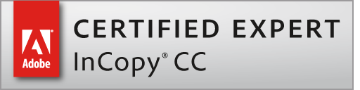Adobe Certfied Expert InCopy CC Logo