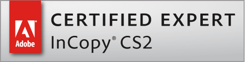 Adobe Certfied Expert InCopy CS2 Logo