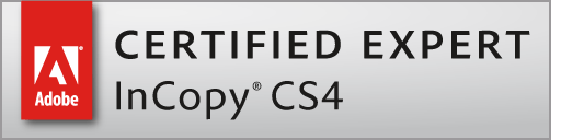 Adobe Certfied Expert InCopy CS4 Logo
