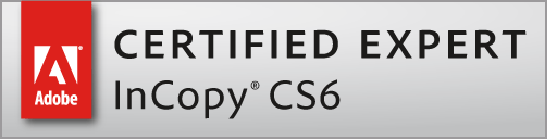 Adobe Certfied Expert InCopy CS6 Logo