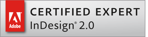 Adobe Certfied Expert InDesign 2.0 Logo